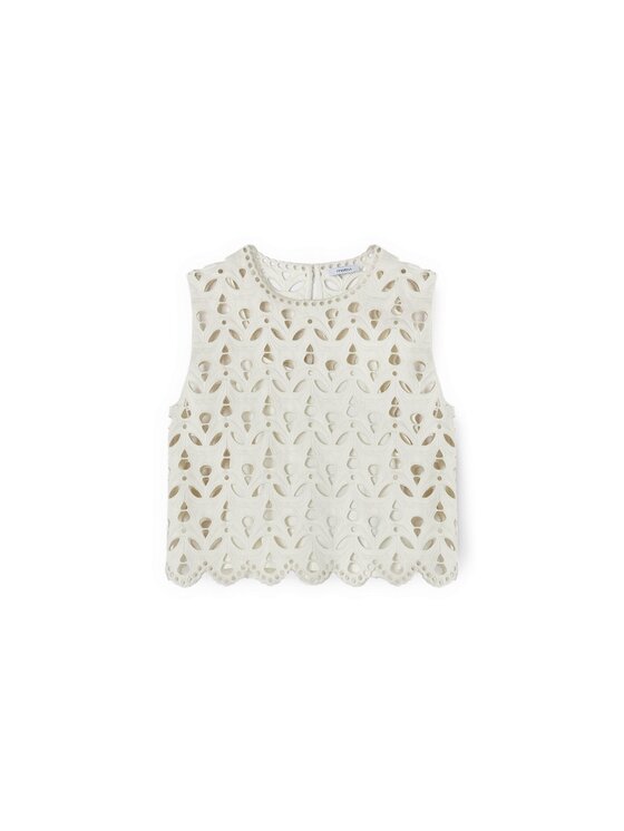 Motivi Motivi Top D000W000169N011 Bianco Regular Fit