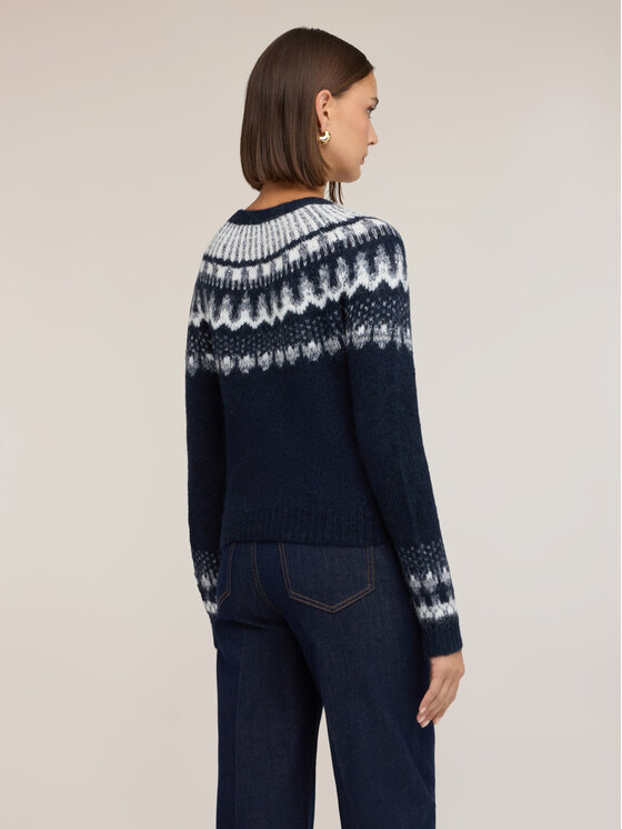 Motivi Motivi Sweter M526W004242N0S3 Niebieski Regular Fit