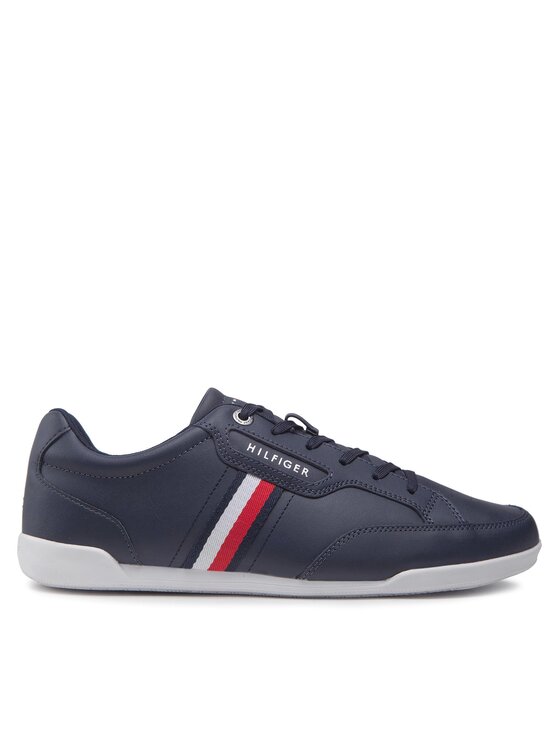 Tommy Hilfiger Snīkeri Classic Lo Cupsole Leather FM0FM04277 Tumši zils