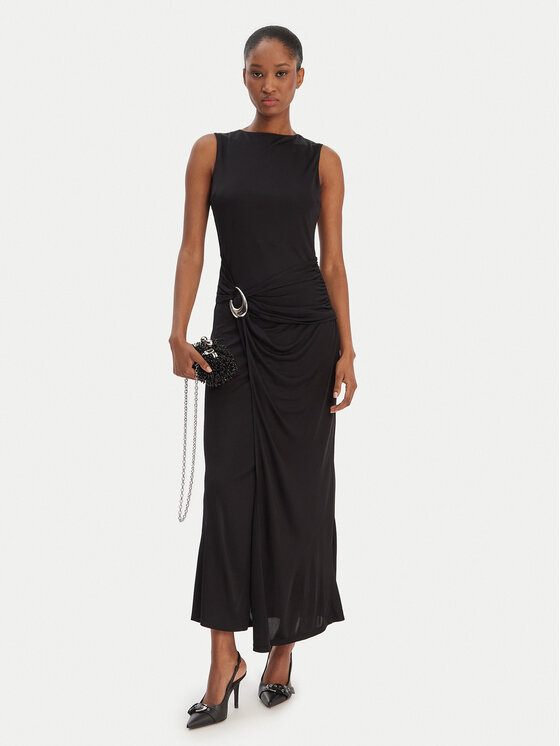 HUGO HUGO Estélyi ruha Nastasiel 50554034 Fekete Slim Fit