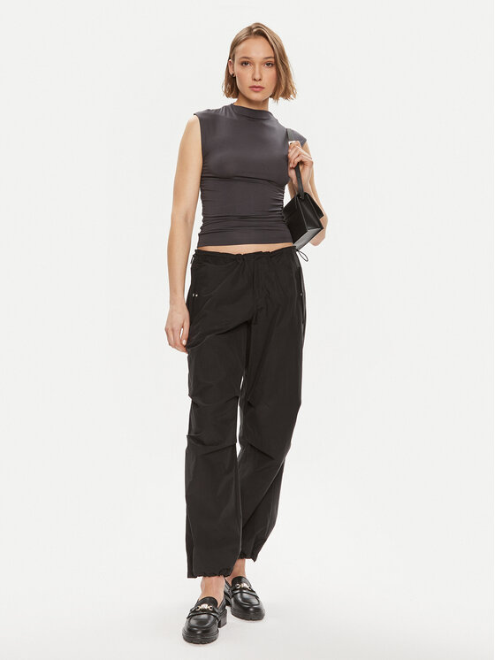 Gina Tricot Gina Tricot Top 20883 Sivá Slim Fit