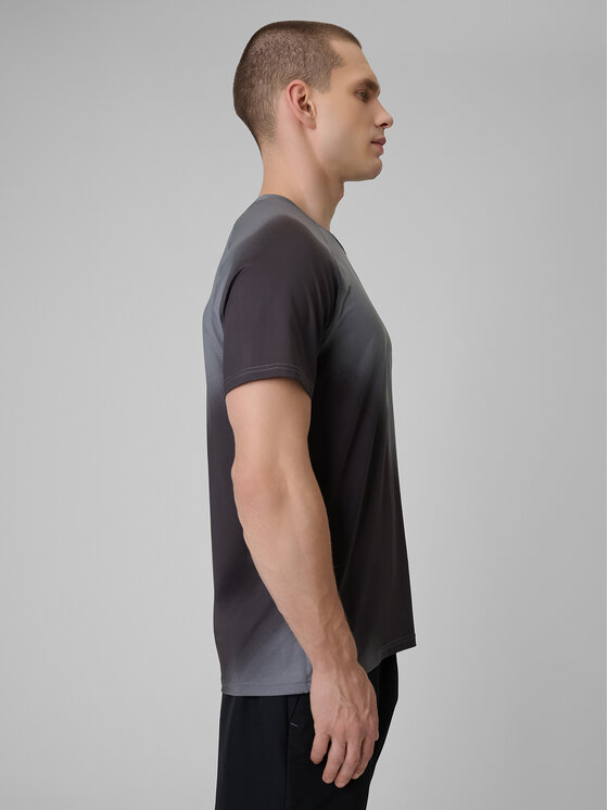 4F 4F Koszulka techniczna TRAINING CLUB Szary Regular Fit