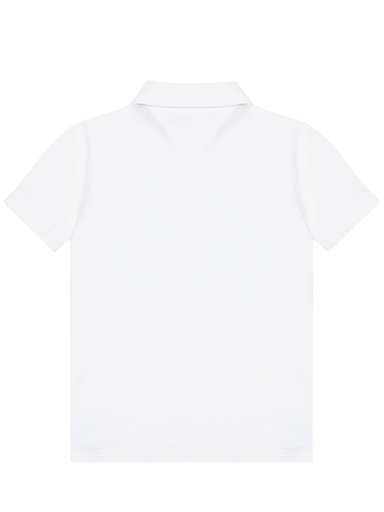 Tommy Hilfiger Tommy Hilfiger Polo marškinėliai Boys Tommy KB0KB03975 S Balta Regular Fit