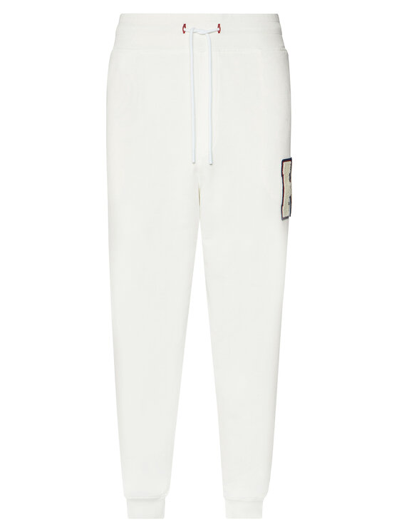 Tommy Jeans Tommy Jeans Pantaloni da tuta Towel Patch DM0DM21277 Écru Regular Fit