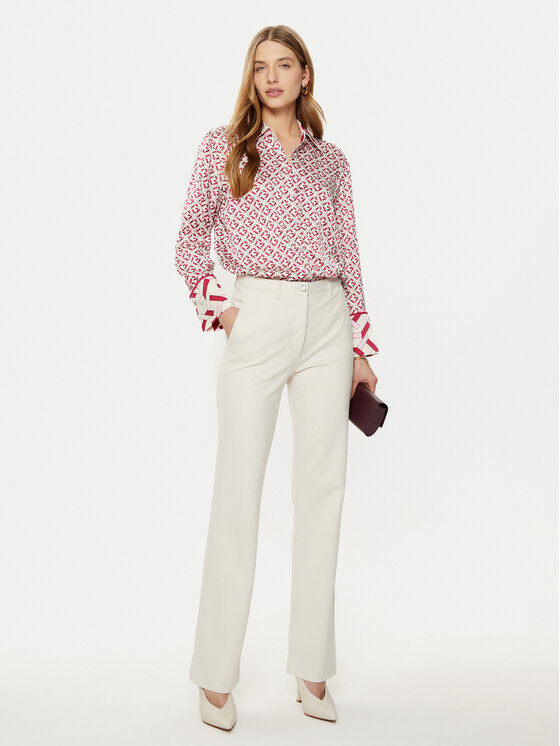 Guess Guess Hlače iz tkanine W5RB30 KCMU2 Bež Regular Fit