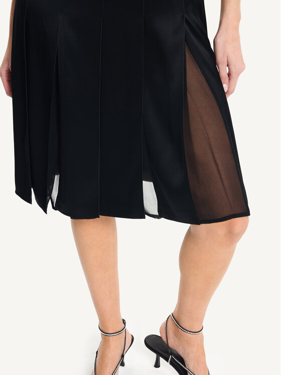KMX Studio KMX Studio Sukienka koktajlowa 923130007 Czarny Flare Fit