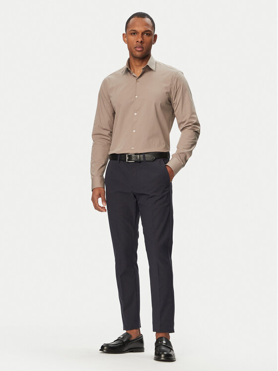 Calvin Klein Calvin Klein Krekls Essentials LV019EU037 Bēšs Slim Fit
