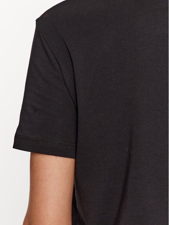 Just Cavalli Just Cavalli Marškinėliai 75PAHF01 Juoda Regular Fit