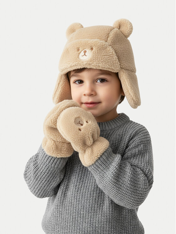 Mayoral Mayoral Set di Cappello e Guanti 10023 Beige