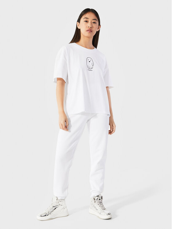 T-shirt TG23-TSD510 Bianco Relaxed Fit