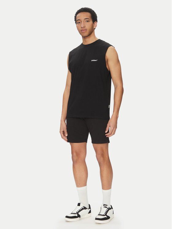 Jack&Jones Jack&Jones Majica brez rokavov Varenna 12273524 Črna Oversize