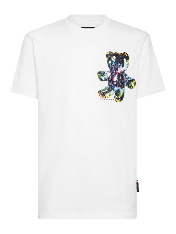 PHILIPP PLEIN PHILIPP PLEIN T-Shirt 323 Biały Regular Fit