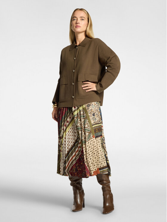 Elena Mirò Elena Mirò Maglione M210Z000984N035 Verde Over Fit