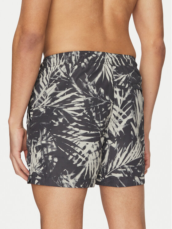 Calvin Klein Swimwear Calvin Klein Swimwear Kopalne hlače KM0KM01120 Črna Regular Fit