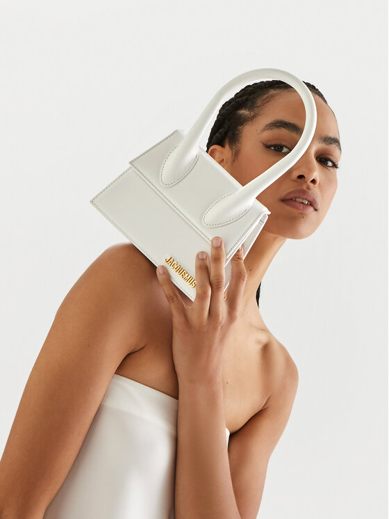 JACQUEMUS JACQUEMUS Geantă Le Chiquito Moyen 213BA002-3000 Alb