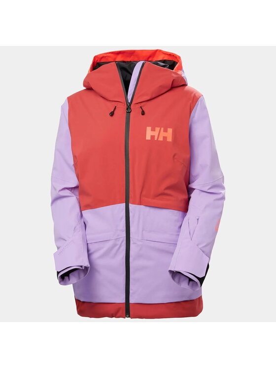 Helly Hansen Helly Hansen Kurtka narciarska Powchaser Fioletowy Regular Fit