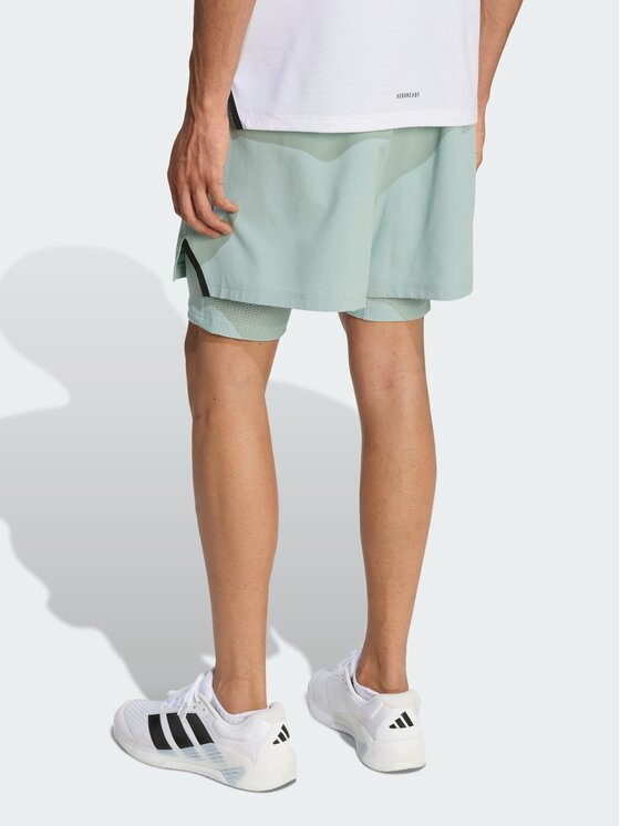 adidas adidas Szorty sportowe 159378 Zielony Regular Fit