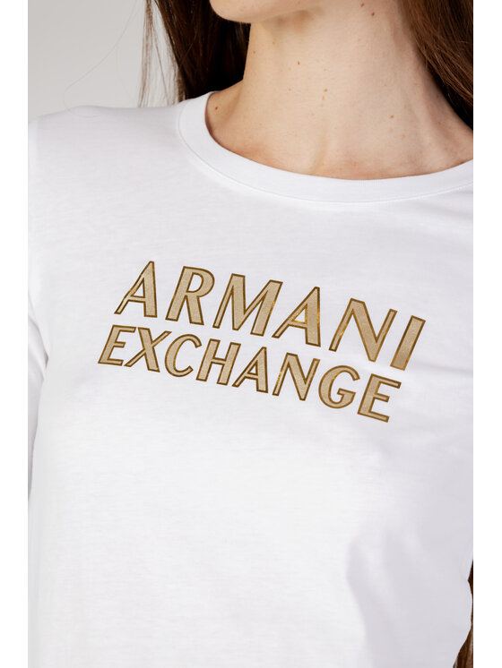 Armani Exchange Armani Exchange Tričko 6RYT56 YJ8QZ Biela Shirt Fit