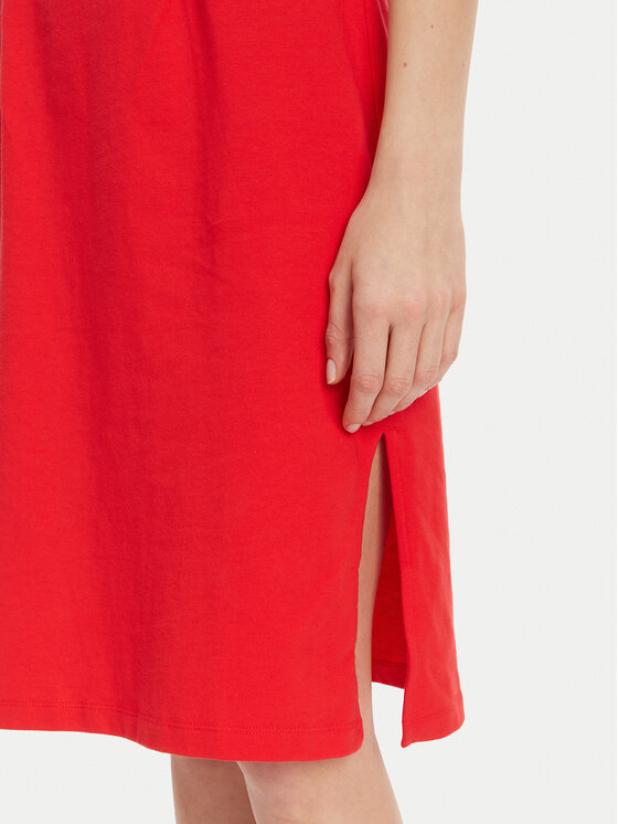 Lacoste Lacoste Kasdieninė suknelė EF9988 Raudona Slim Fit