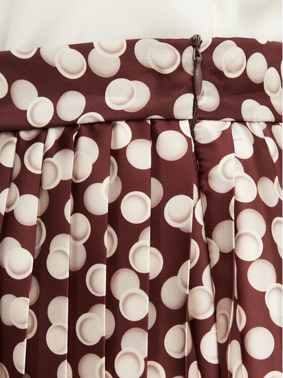 Rinascimento Rinascimento Plisuotas sijonas CFC0129085003 Ruda Regular Fit