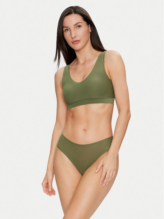 Chantelle Chantelle Figi brazylijskie Soft Stretch C10630 Zielony