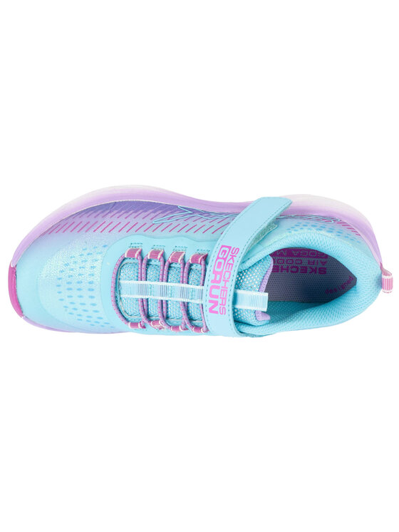 Skechers Skechers Sneakersy Skechers Go-Run Accelerate - Glitter S Niebieski