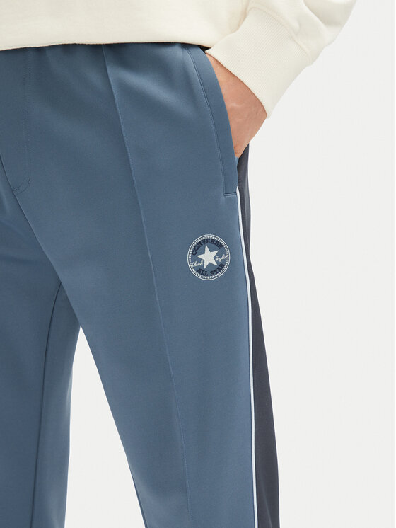 Converse Converse Спортивні штани Retro Track 10027328-A01 Голубий Regular Fit
