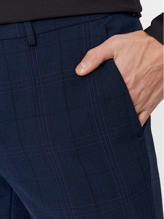 HUGO HUGO Kostiumas Arti/Hesten241V1X 50509450 Tamsiai mėlyna Extra Slim Fit