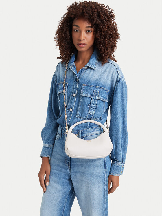 Guess Geantă Gilda Mini HWZG97 47730 Alb