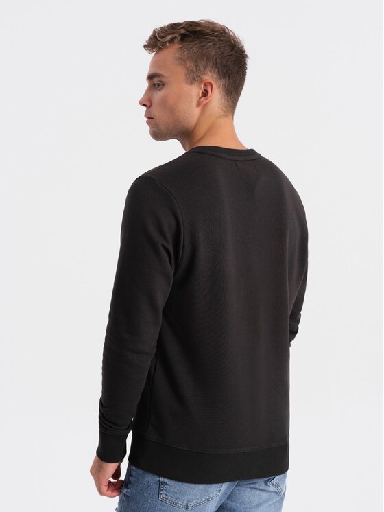 Ombre Ombre Mikina OM-SSPS-0154 Hnědá Regular Fit