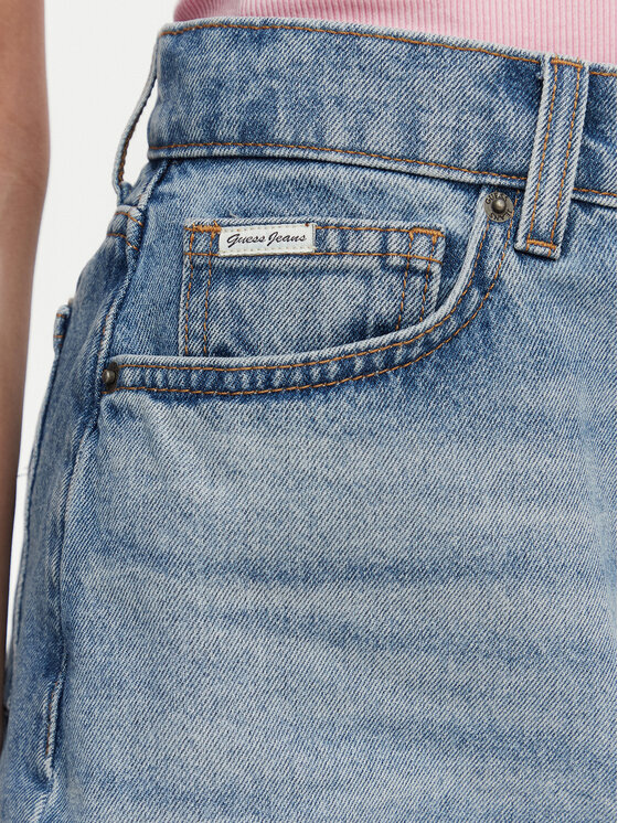 Guess Jeans Guess Jeans Jeans suknja W5GD0Q D5M4A Plava Regular Fit