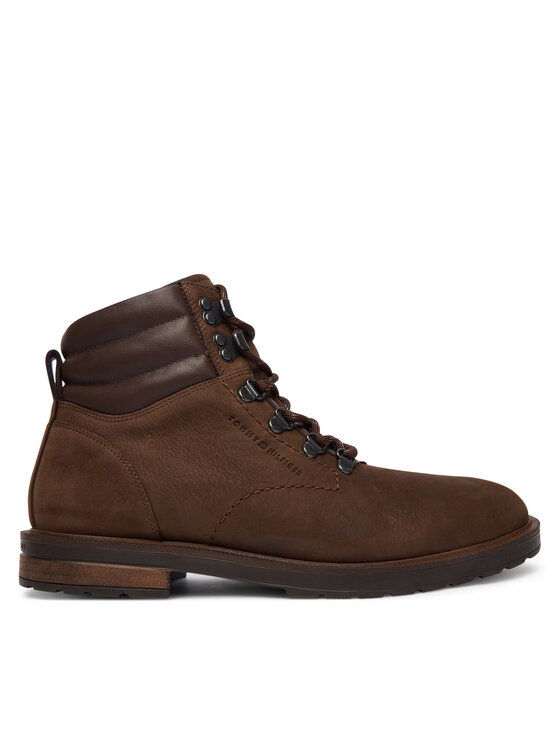 Tommy Hilfiger Tommy Hilfiger Ghete Cleated Hilfiger Wrm Hook Boot FM0FM05699 Maro