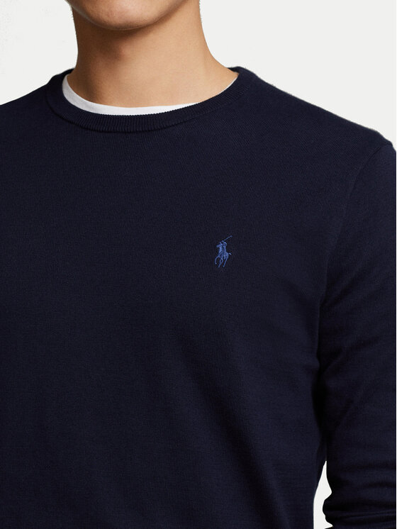 Polo Ralph Lauren Polo Ralph Lauren Sweater Ls Sf Cn Pp 710684957001 Sötétkék Slim Fit