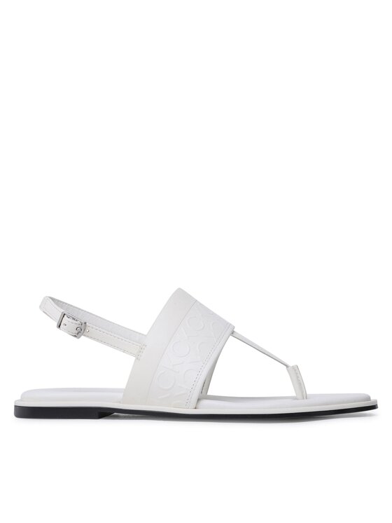 Calvin Klein Sandales Almond Tp Sandal HW0HW01536 Écru