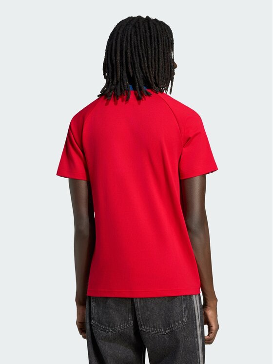 adidas adidas Koszulka techniczna 172520 Czerwony Slim Fit