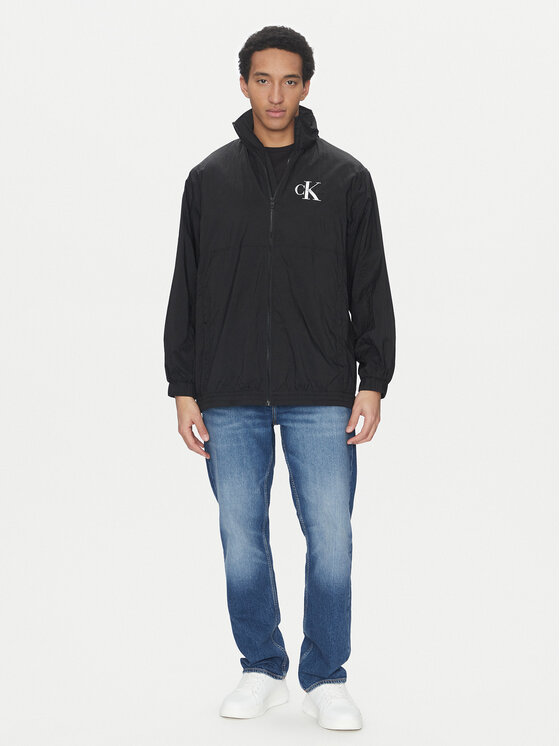 Calvin Klein Jeans Calvin Klein Jeans Μπουφάν μεταβατικό J30J325108 Μαύρο Regular Fit