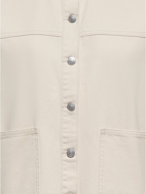 ONLY ONLY Jeansjacke Lara 15372651 Beige Regular Fit