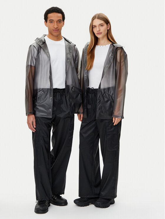 Rains Rains Nepremokavé nohavice Unisex 18990 Čierna Wide Leg