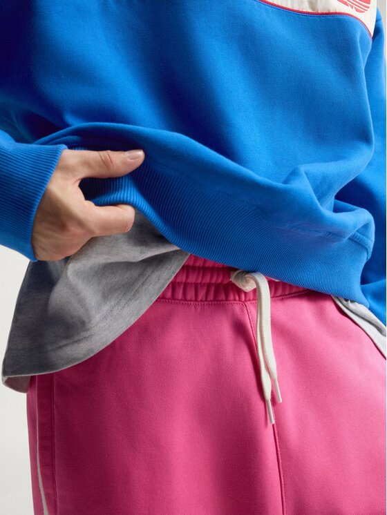 adidas adidas Bluza 172441 Niebieski Oversize