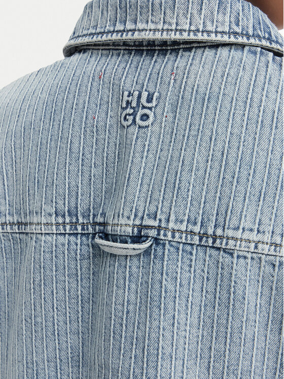 HUGO HUGO camicia di jeans Gesila_1 50559758 Celeste Relaxed Fit