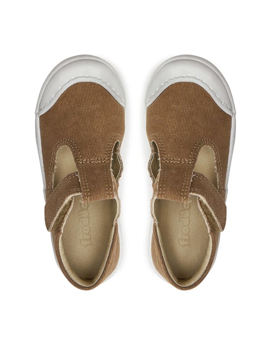 Froddo Froddo Sneakers aus Stoff Rosario Vegan T-Bar G2130319-2 S Braun