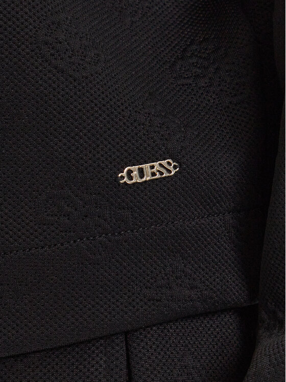 Guess Guess Bluza V5YQ04 KBSL2 Czarny Regular Fit