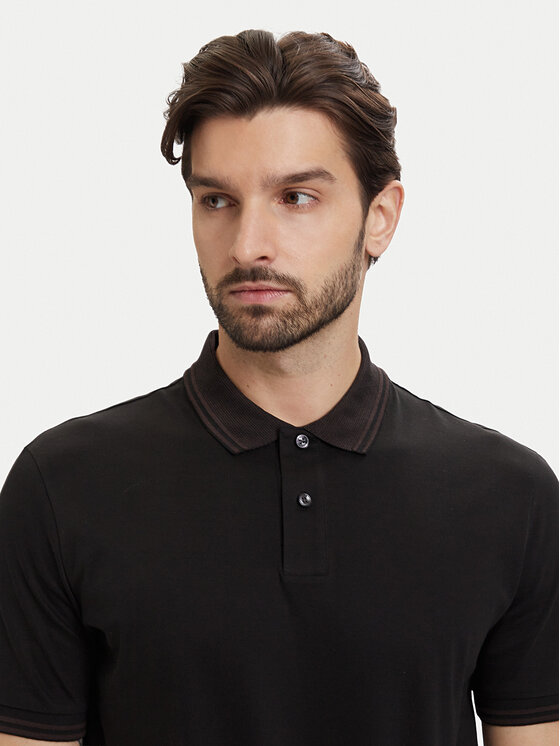 BOSS BOSS Poloshirt H-Phillipson 238 50559654 Schwarz Regular Fit