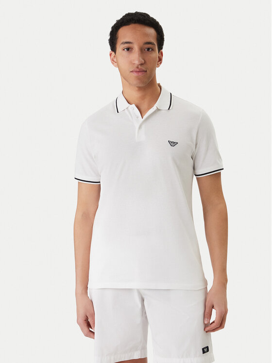 Emporio Armani Bílá Polokošile
