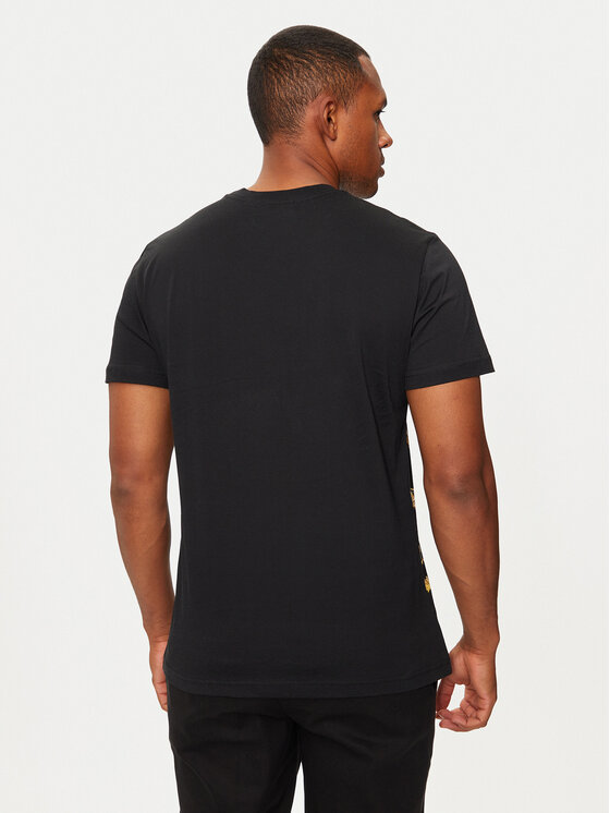 Versace Jeans Couture T-Shirt 77GAH6SC Czarny Regular Fit