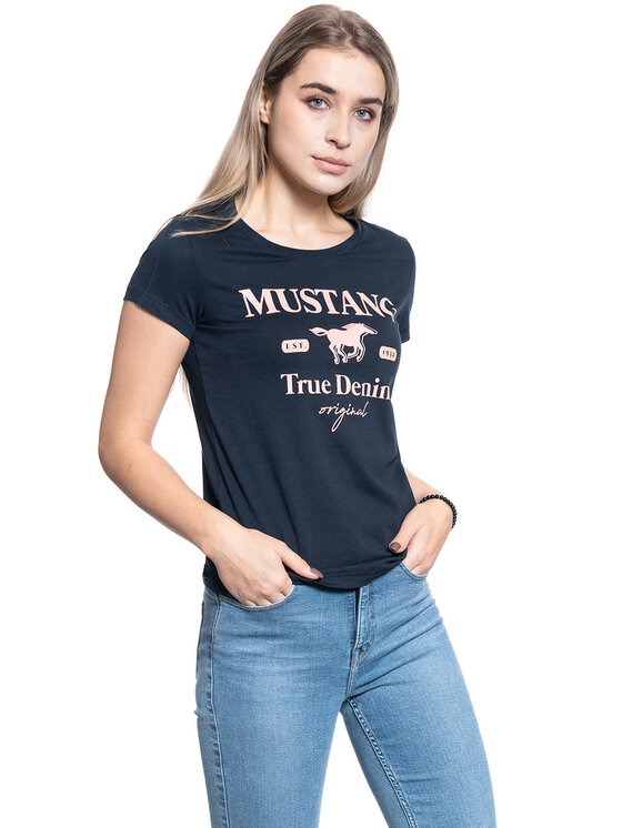 Mustang Mustang T-shirt ALINA C PRINT Blu Regular Fit