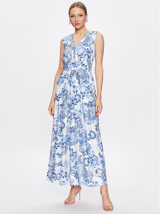 Guess Guess Ежедневна рокля Gisel W3GK30 WFCX0 Син Regular Fit