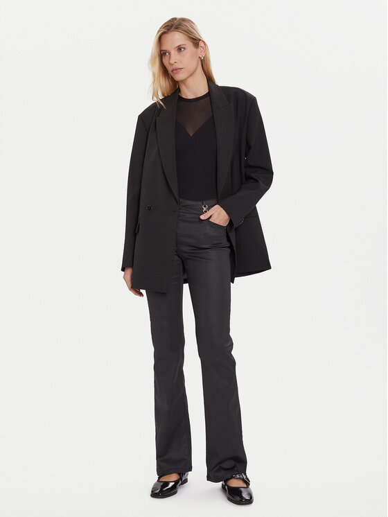 Morgan Morgan Jeans hlače 252-PCURE Črna Bootcut Fit