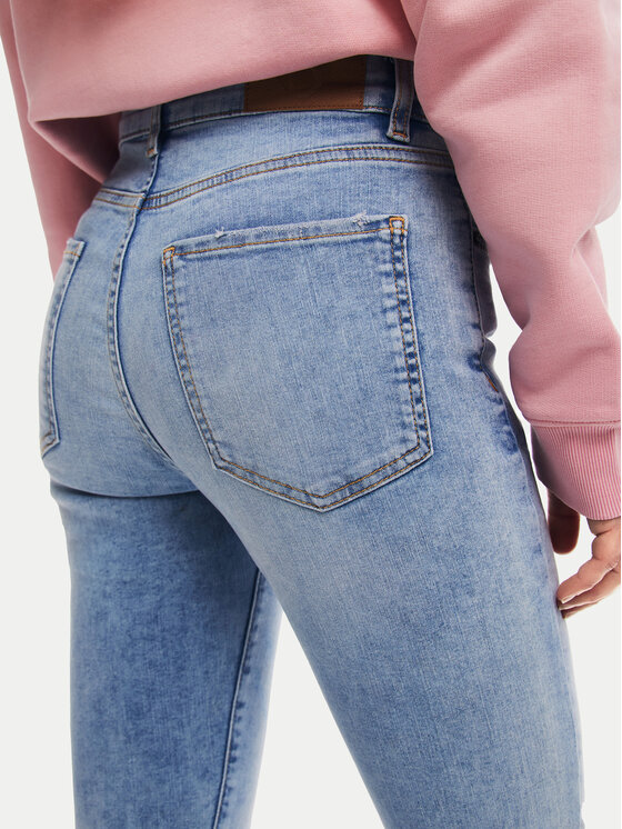 Desigual Desigual Jeansy Aina 24WWDD19 Niebieski Skinny Fit