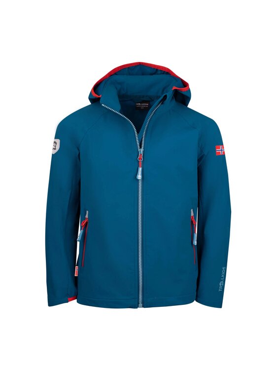 Trollkids Trollkids Kurtka przeciwdeszczowa 328-151 Granatowy Regular Fit